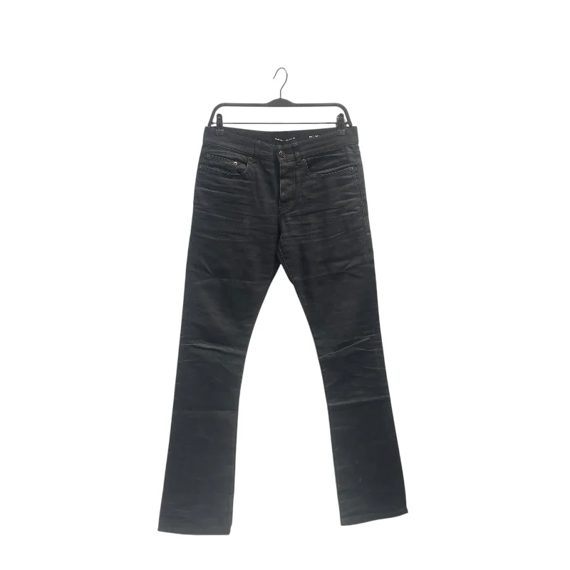 SAINT LAURENT/Skinny Pants/29/Cotton/BLK/D17 M/BC-LW Cclassic Men's Tweed