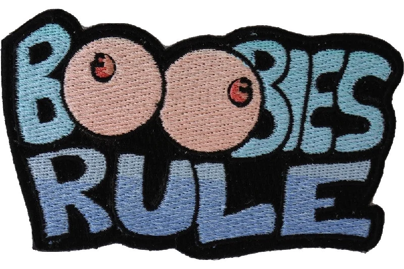 Boobies Rule Patch Casual Men's Short