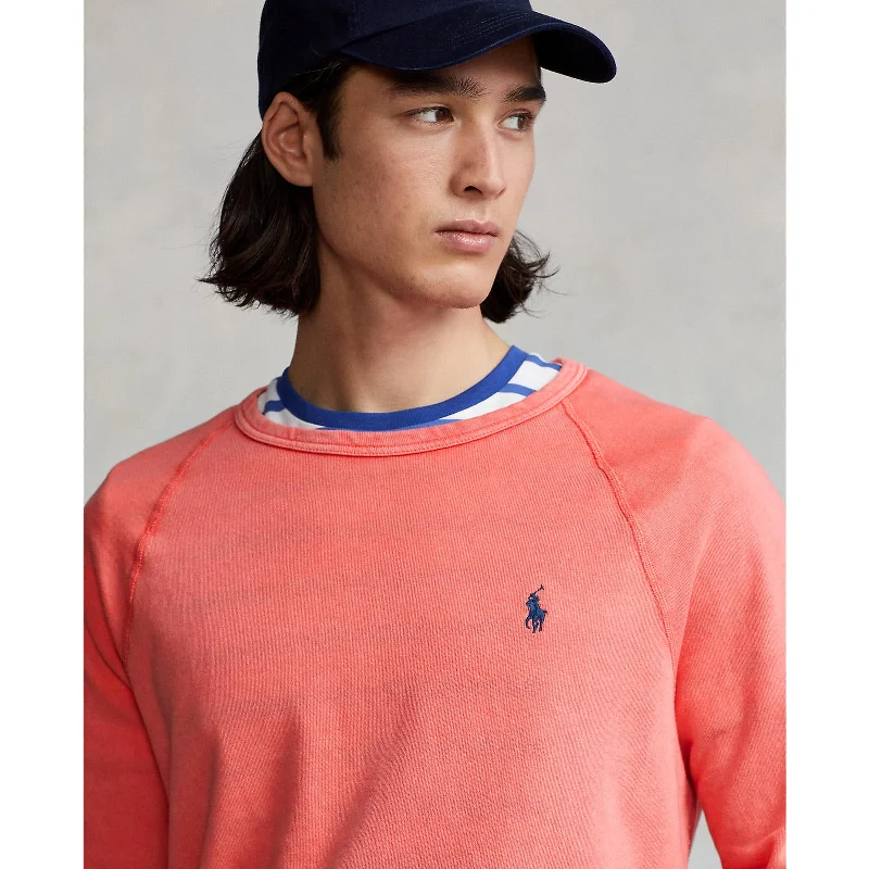 Polo Ralph Lauren - Crew Neck Sweatshirt - Tomato Red Laid