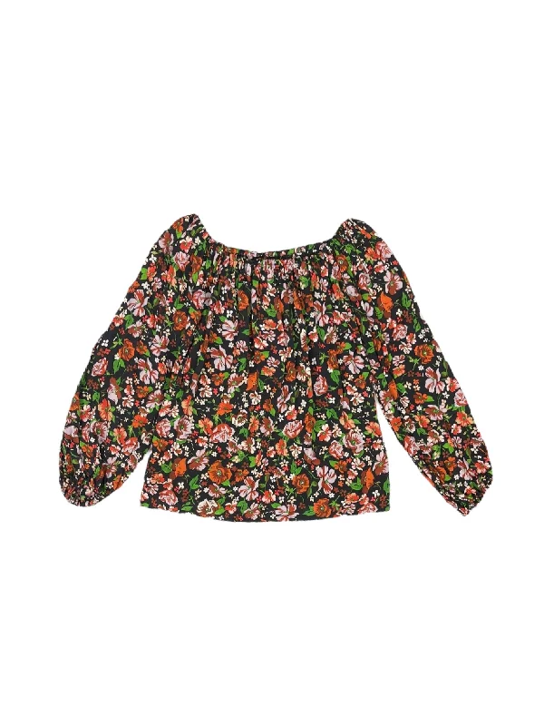 Top Long Sleeve By Zara In Floral Print, Size: Xs Rugged Men's Outdoor 