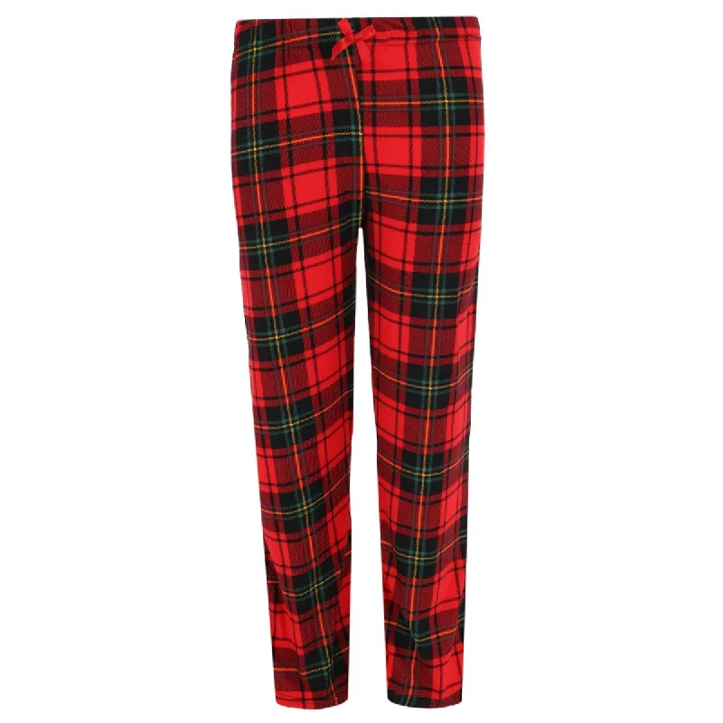 Girl's Plaid Pajama Pants Tough Men's Military