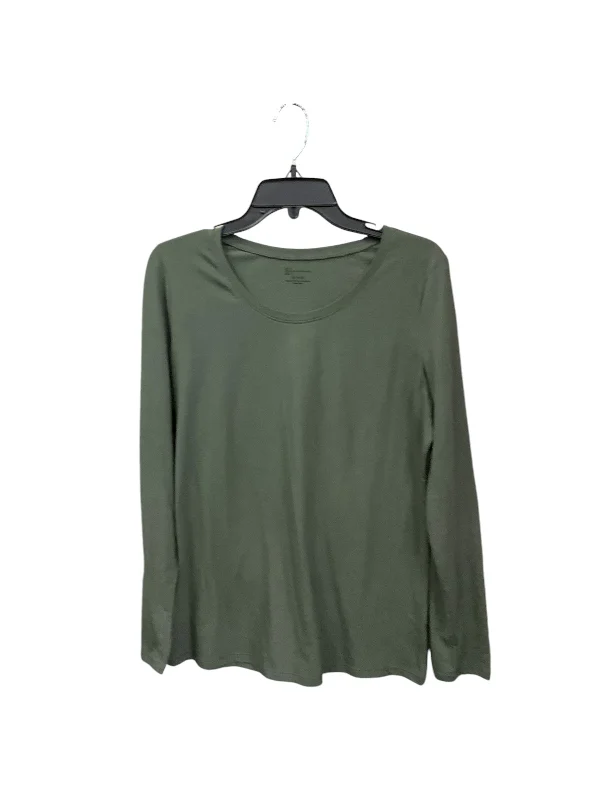 Top Long Sleeve Basic By No Boundaries In Green, Size: Xl Confident Men's High