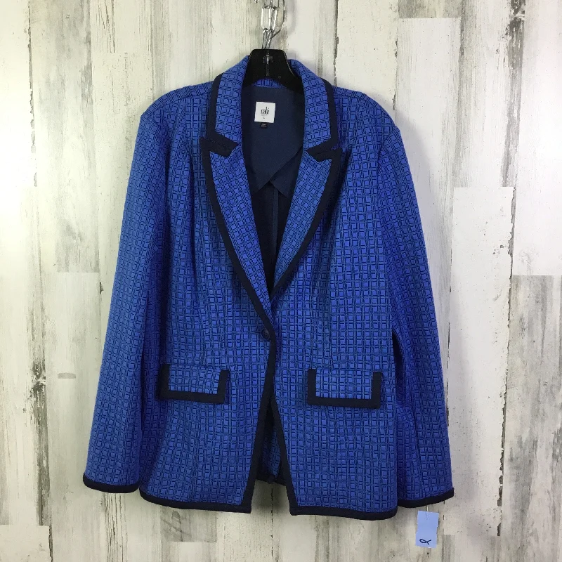 Blazer By Cabi In Blue, Size: L Stylish Men's Tropical 