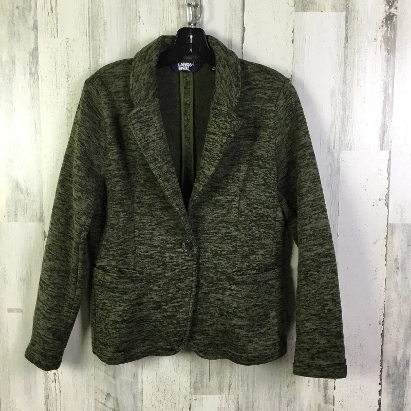 Blazer By Lands End In Green, Size: S Trendy Men's Scandinavian